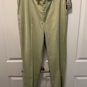 Windham Pointe Men's Golf/Dress Pants Mint Green Wrinkle Free 38x30 NWTs